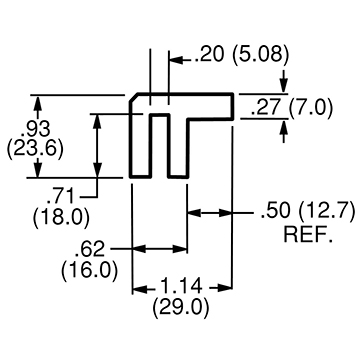  - Wearstrip 10158PL-IS