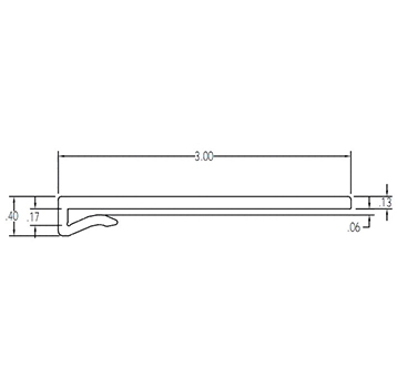  - J-Leg Wearstrip, CV248