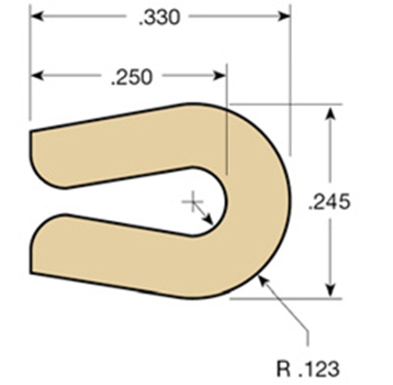  - Clip-on Wearstrip, CV299PL