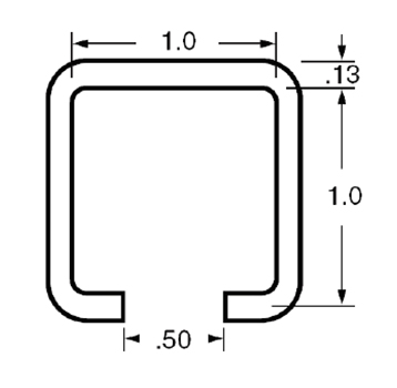  - Glissières pour couvrir Cage CV384