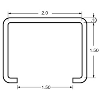  - Glissières pour couvrir Cage CV387