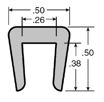  - Clip-on Wearstrip, CV392PL